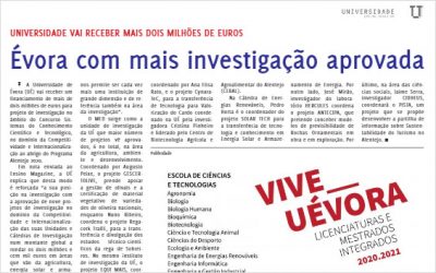 Ensino Magazine destaca nova investigação financiada na Univ. de Évora