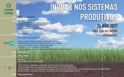 BIOPROTOMATE escolhido para ser apresentado no encontro INOVAR nos SISTEMAS PRODUTIVOS, organizado pelo COTHN – 25 Novembro 2021, Santarém.